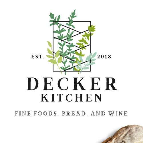 Create a rustic artisan logo for Decker Kitchen Design by EWMDesigns