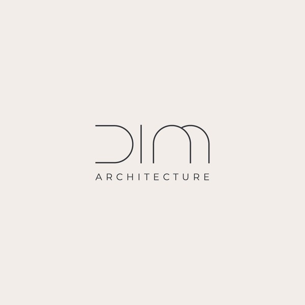Minimalistic wordmark for an architecture cmpany.