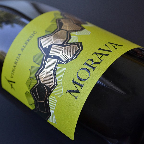 Design by winelabelgoddess titled "Morava Wine Label"