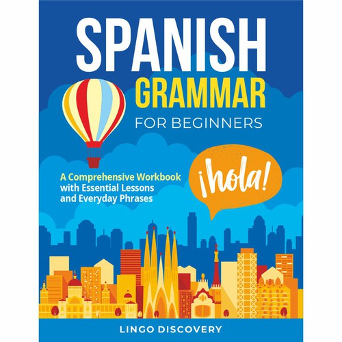 Sophisticated Spanish Grammar for Beginners Cover Design von Darka V