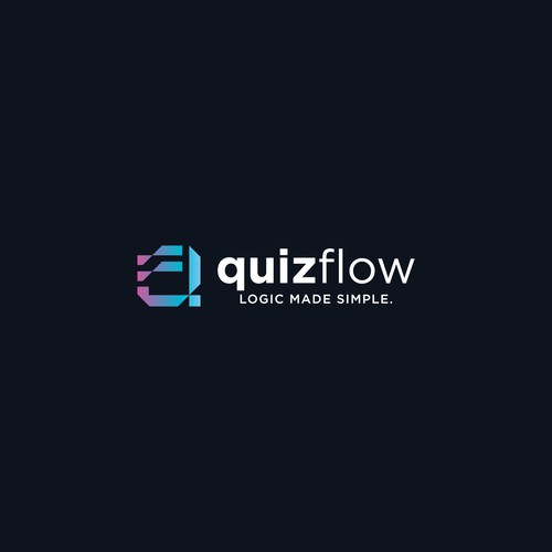 We need a powerful logo design for our AI Quiz Flow SaaS Design by pleesiyo