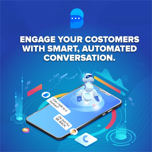 Banner for AI Chatbot Company Design by Graphics House