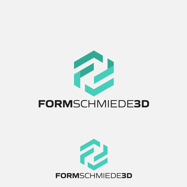 Design by Ameng titled "3D Printing Logo Challenge"
