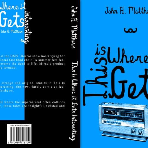 Book cover wanted for short story collection Design by rastahead