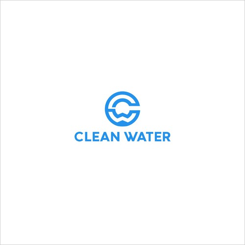 Simple Clean Logo for Water Filtration Company Design by mahesabenar