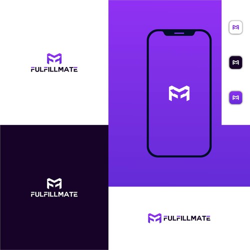 Fulfillmate logo-ontwerp door Danny A