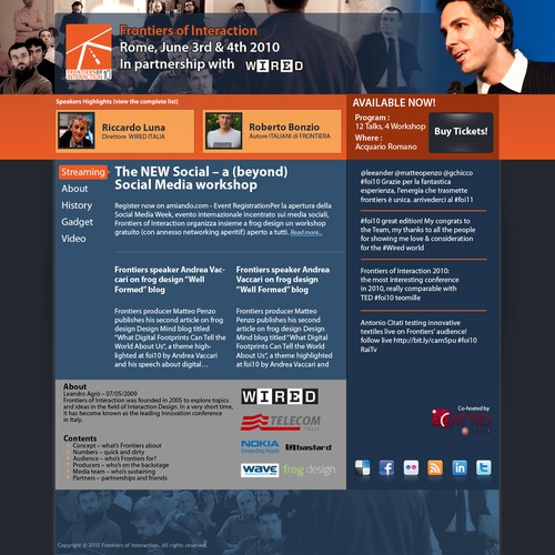 Powerful Technology Conference Website Design by bensign™