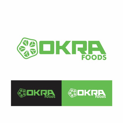 Okra inspired logo design Design by wazu project