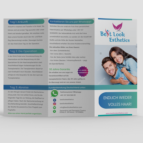 Brochure contest entry by Sorina Weber