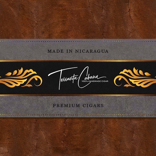 Cigar band design for high end cigar Design by Localsdesign