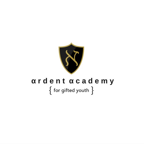 Create a new logo for Ardent Academy, a K-12 STEM education startup (science, technology, engineering and math) Design réalisé par svart ink