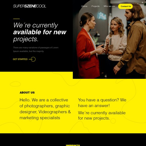 Web page design contest entry by Iconic Graphics