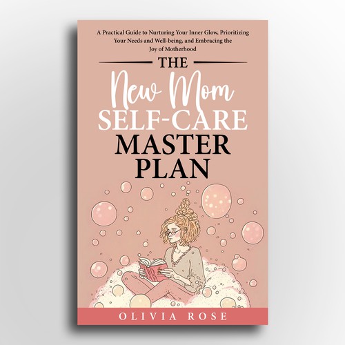 Self-care for New Moms book cover Design por Cinque❞