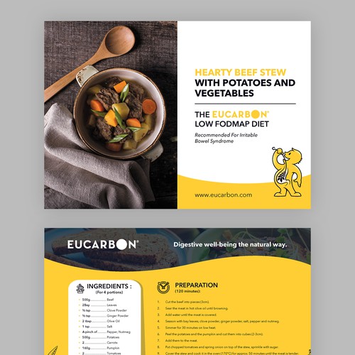 Recipe flyer template Design by Krishna Arts