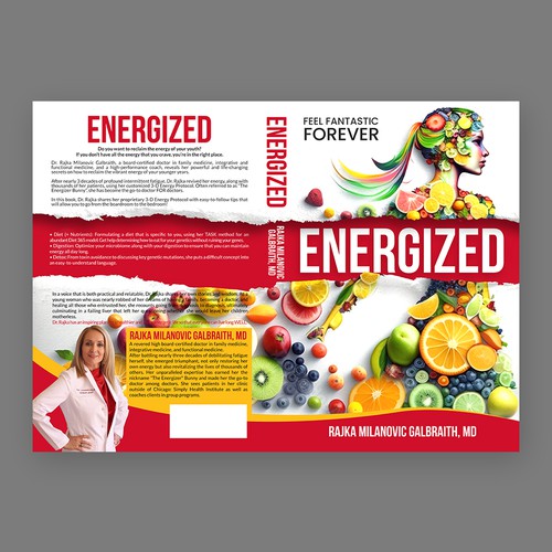 Design a New York Times Bestseller E-book and book cover for my book: Energized Design von Trzy ♛