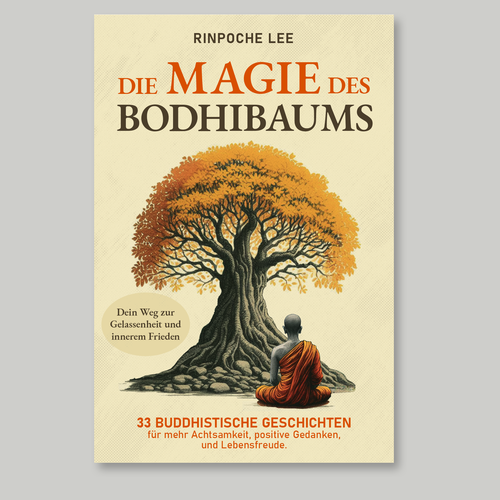 Design an appealing cover about Buddhist stories Design by Radmilica