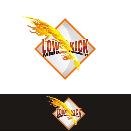 Awesome logo for MMA Website LowKick.com! Ontwerp door creativica design℠