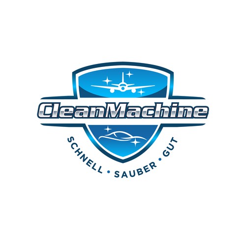 CleanMachine / Logo for Car and Plane Detailing Design by a.mjb