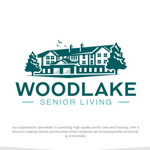 Create an Iconic Logo for Our Senior Living Community - Woodlake Estates Senior Living Design by MotionPixelll™