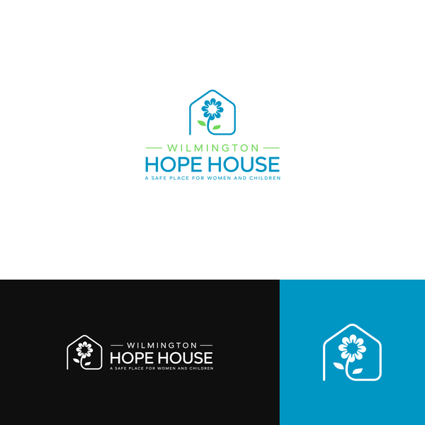 A simple logo for a hope house.