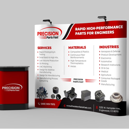 Designs Banner Design for Industrial Trade Show Signage contest