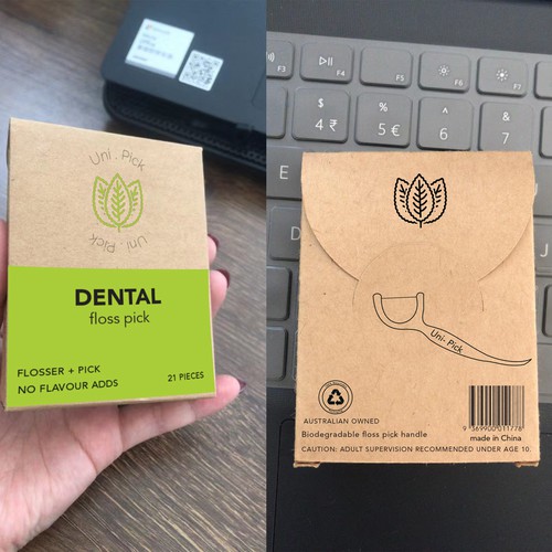 We need a Clean & Minimum design for our first Smart packaging dental floss picks product Design by Tanzina5