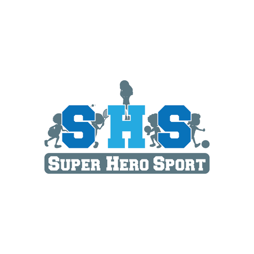 logo for super hero sports leagues Réalisé par cocapiznut