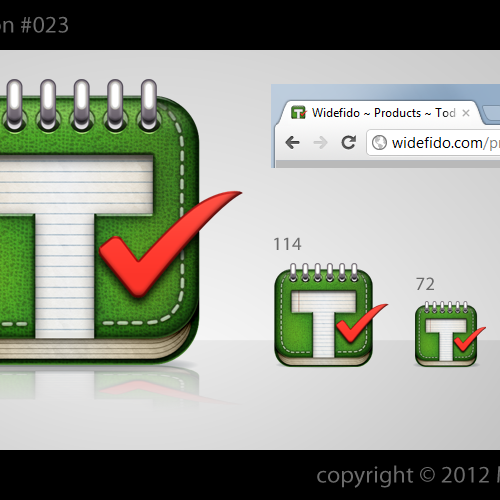 New Application Icon for Productivity Software Design por MikeKirby