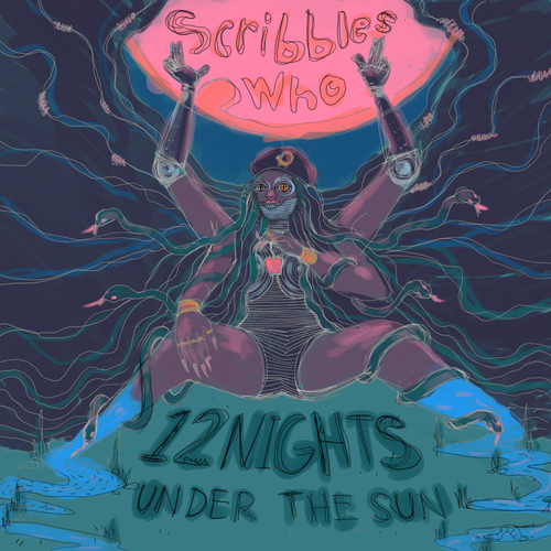 Design 12 Nights Under the Sun - Album Cover por Dona B