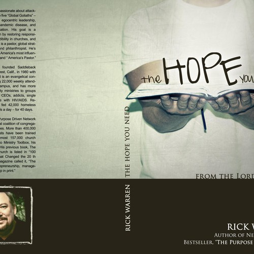 Design Rick Warren's New Book Cover Design réalisé par wendyarnold