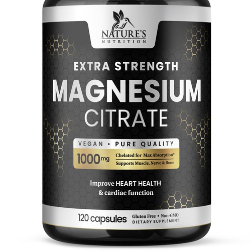 Premium Magnesium Citrate Design needed for Nature's Nutrition Design by Davi Giolo ★