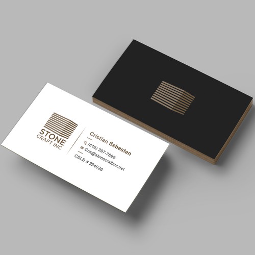 Business Card - Stone Craft Design by PAPRI802030