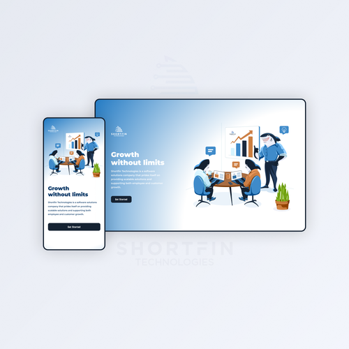 We need website illustrations for our software solutions company Design by Kr8v.in