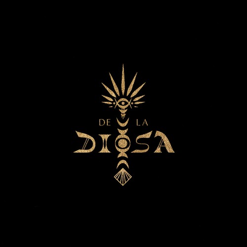 De la Diosa - Goddess Temple and Retreat Center Logo Design by Sauriêl Creative