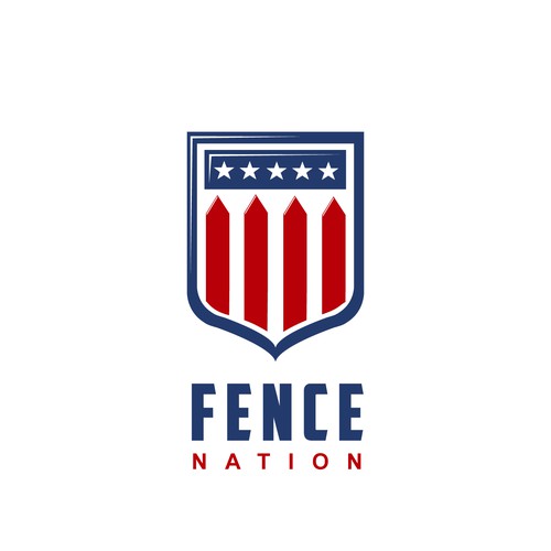 I need a strong logo for fence installation company. Design by Fortuna Design