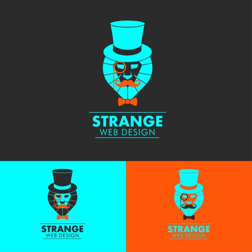 Colorful or Hipster Snarky Design For Strange Web Design Design by Gintautas