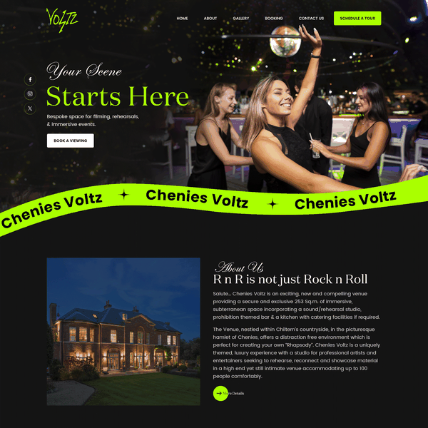 Bold Custom Website Design for Voltz