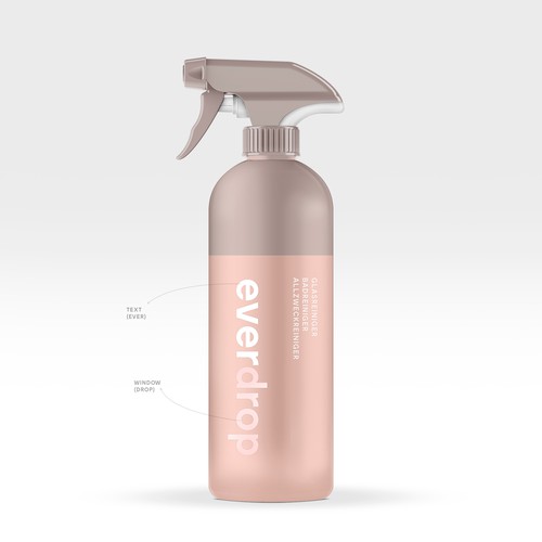 Diseño de Premium Spray Bottle and Packaging for Cleaning Supplies de Jorge Ros