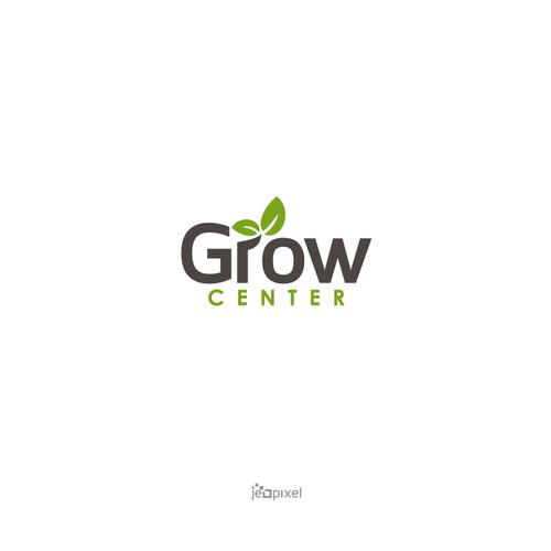 Logo design for Grow Centre Diseño de JeoPiXel