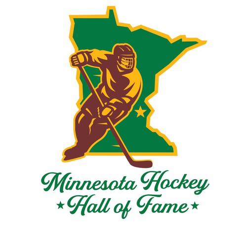 MN Hockey Hall of Fame Logo Design by fs42158