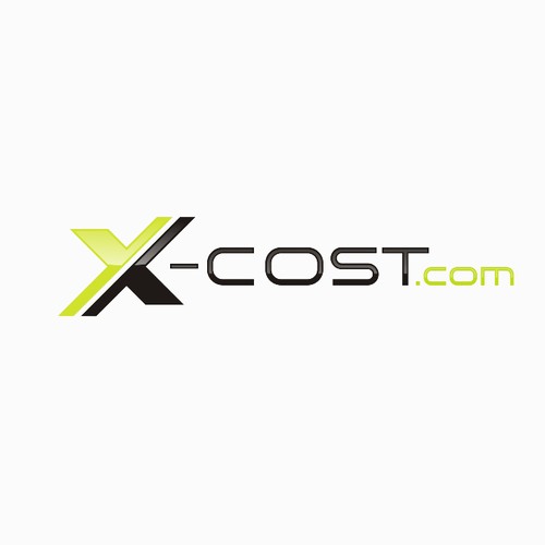 logo for x-cost.com Design by Rozak Ifandi