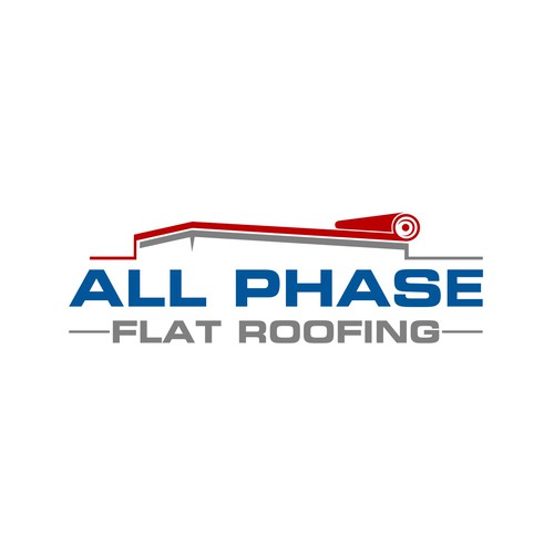 Flat Roofing Company Contest Design by karamyogi