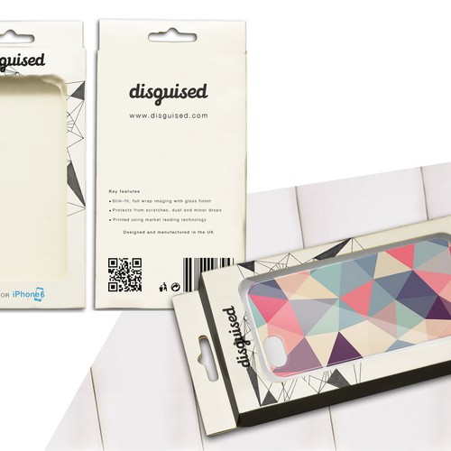 Create modern & stylish phone case packaging for high-end phone case company "disguised" Design by giuls.t