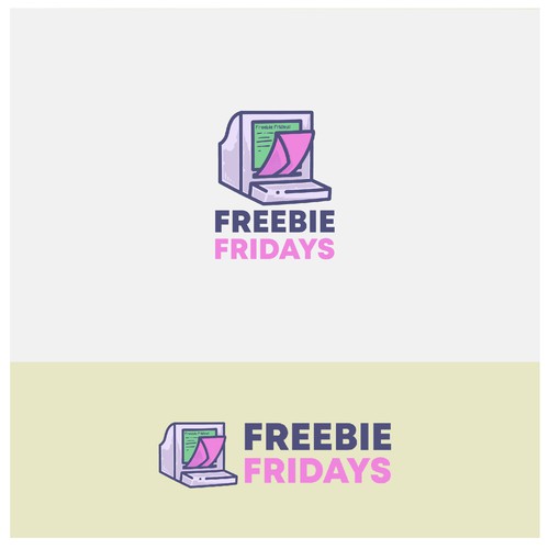 Freebie Fridays - Fun Modern Logo that grabs attention! :) Design réalisé par namanama