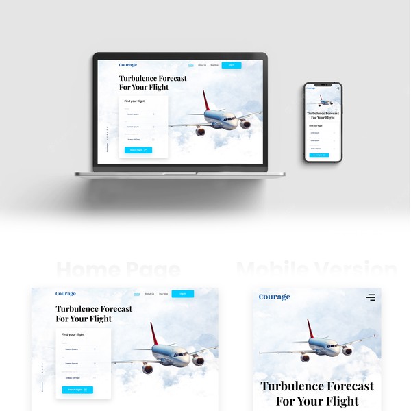 Design a Brand New Website helping people with the Fear of Flying!!!