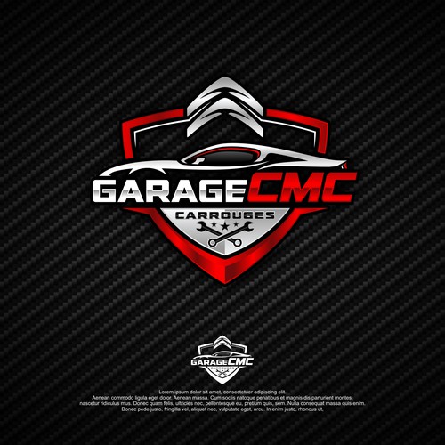 CREATION LOGO POUR GARAGE AUTOMOBILE CITROEN AVEC UN COTE FUN Design by the.yellowmortar