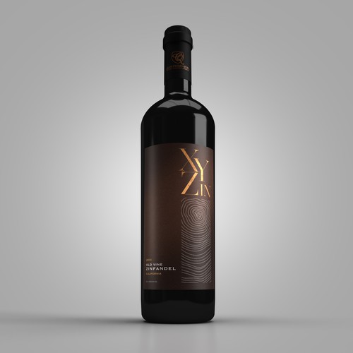 Design Gothic Old Vine Zinfandel Wine Label por sougatacreative