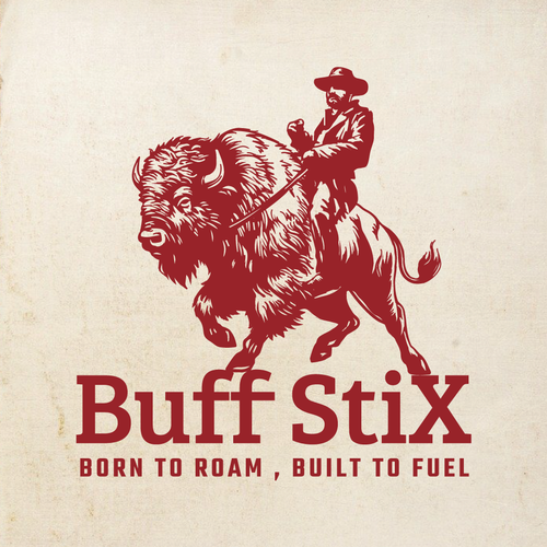 Buff Stix...Lean, Delicious, Buffalo Strong. Design by EkaroBe