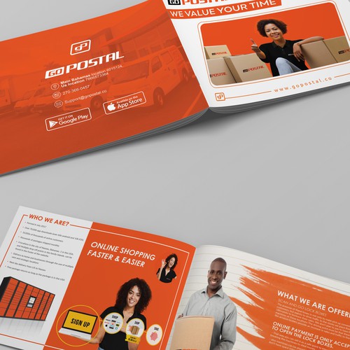 Download Free Sleek Corporate Bahamas Brochure Needed Brochure Contest 99designs PSD Mockup Template