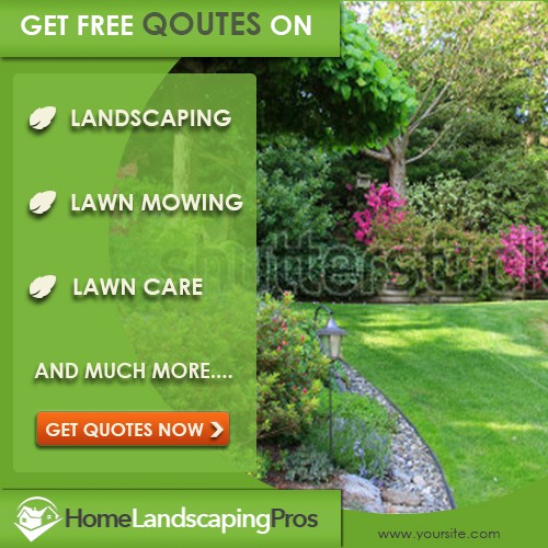 Fun and Exciting Landscaping Banner Ad Réalisé par DesignSpell